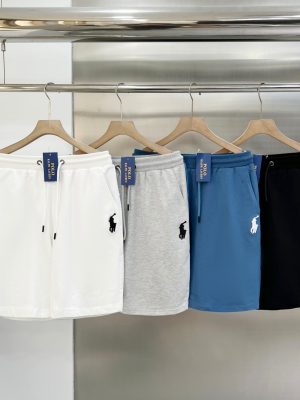 Best Selling Ralph Lauren Shorts Black Cotton Classic Luxury