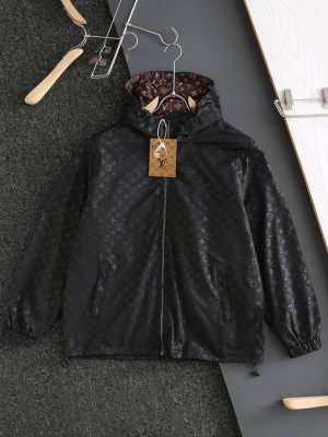Premium Louis Vuitton Jackets Polyester Jacquard Style