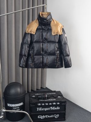 Best Selling Moncler Jackets White Nylon Oversized Luxury
