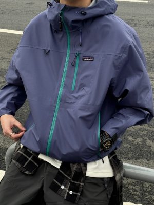 Premium Patagonia Jackets Purple Logo Collection
