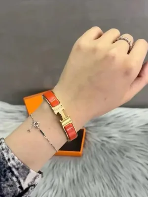 High Quality HermS Bracelet Gold Elegant Style