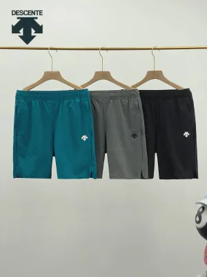 Premium Descente Shorts Black Casual Luxury