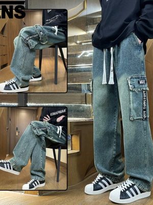 Best Selling Vans Jeans Blue Cotton Retro Luxury