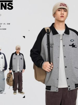 Best Selling Vans Jackets Gray Embroidered Luxury