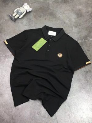 Luxury Gucci T-Shirts Black Casual Style