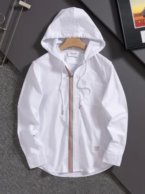 Luxury Thom Browne Coat White Classic Luxury