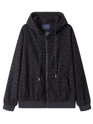 High Quality Louis Vuitton Coat Fleece Jacquard Collection