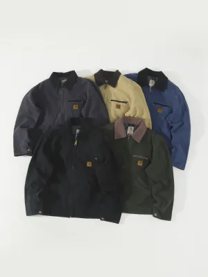 Best Selling Carhartt Jacket Brown Canvas Washed Style