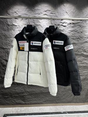 Premium Quality Descente Down Jacket Black Logo Luxury