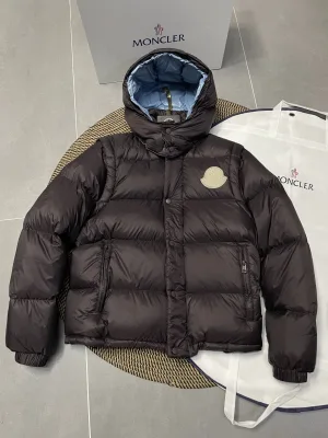 Luxury Moncler Coats Black Nylon Modern Luxury