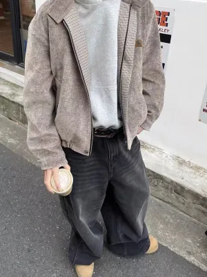 Luxury Carhartt Coat Brown Leather Retro Collection
