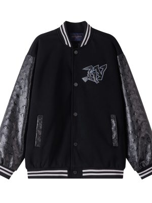 High Quality Louis Vuitton Jackets Wool Embroidered Style