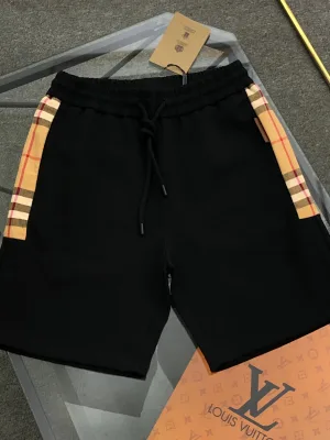 Best Selling Burberry Shorts Black Cotton Casual Style