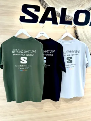 Premium Quality Salomon Short Sleeves Black Collection
