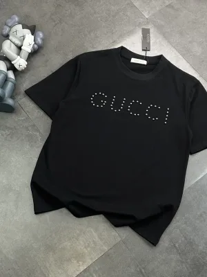 Luxury Gucci Short Sleeves White Cotton Classic Luxury