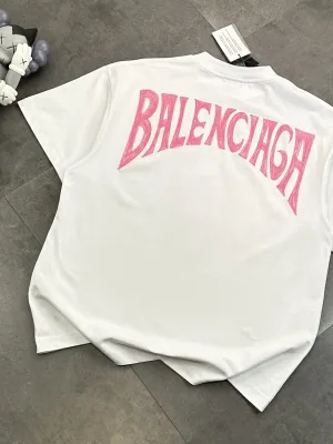 High Quality Balenciaga Short Sleeves Black Washed Luxury