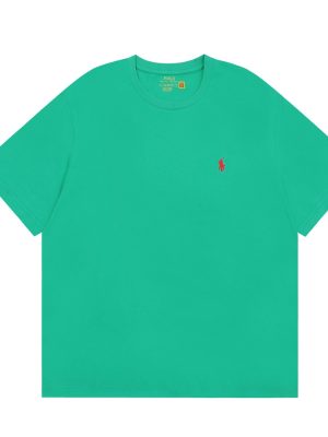 High Quality Ralph Lauren Short Sleeves Black Cotton Classic Collection